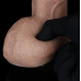 Реалистичный фаллоимитатор, Dual Layered Silicone Dildo 23.5 cm (Ø 4.3 cm)